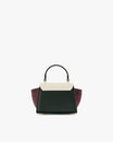 Sac ALEXIA NANO Colourblock Canopé, vue de face, poignée rigide, posé sur fond blanc