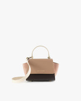 Sac ALEXIA NANO Colourblock Marlowe, vue de face, anse rigide et bandoulière amovible