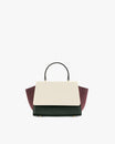 Sac ALEXIA Colourblock Canopé de face, poignée gainée, ailes latérales déployées