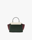 Sac ALEXIA Colourblock Canopé, vue de face, poignée gainée, ailes latérales déployées