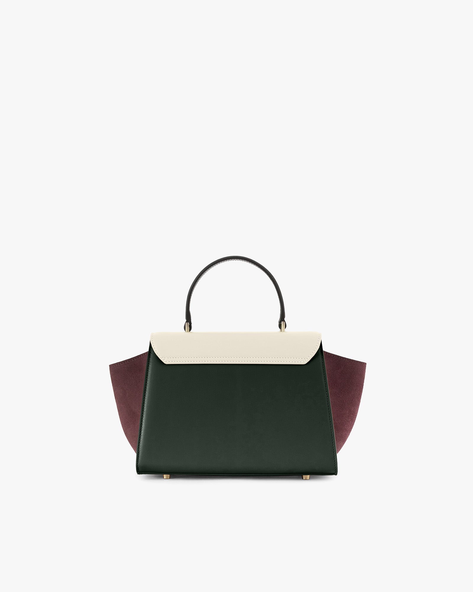 Sac ALEXIA Colourblock Canopé, vue de face, poignée gainée, ailes latérales déployées