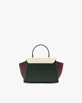 Sac ALEXIA Colourblock Canopé, vue de face, poignée gainée, ailes latérales déployées