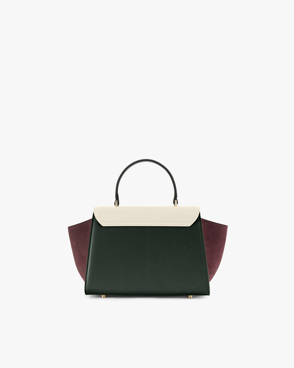 Sac ALEXIA Colourblock Canopé, vue de face, poignée gainée, ailes latérales déployées