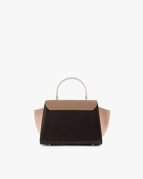 Sac ALEXIA Colourblock Marlowe de dos, poignée gainée, ailes latérales déployées