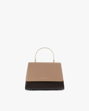 ALEXIA bag in Colourblock Marlowe, front view, standing, closed flap with top handle